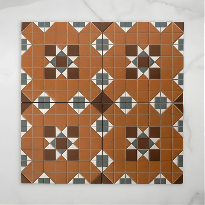 Pattern no Hand Alicante Shrewsbury Matt Cushioned Edge Porcelain Tile 316x316mm 3FEDYOM - The Blue Space