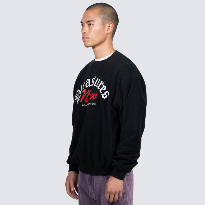 APPOINTMENT FLEECE CREWNECK - BLACK