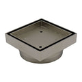 ART Australia Bermuda Standard Floor Waste Tile Insert Brushed Nickel - The Blue Space