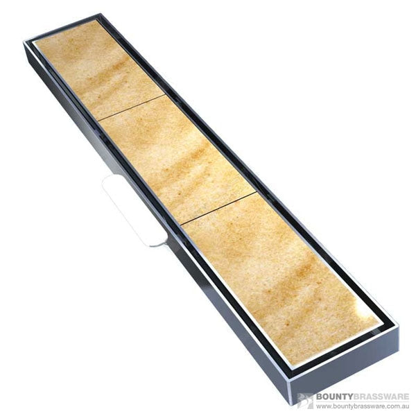 Bounty Brassware Bermuda Tile Insert Channels 80mm by Bounty Brassware - The Blue Space