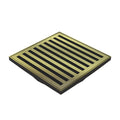 ART Australia Organics Slotted Floor Waste 100mm Brushed Gold - The Blue Space