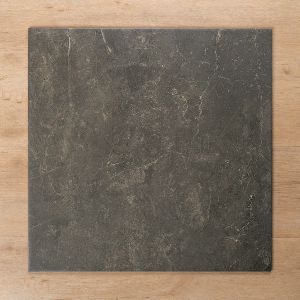 Avalon Charcoal External P5 Porcelain Tile 600x600mm - The Blue Space