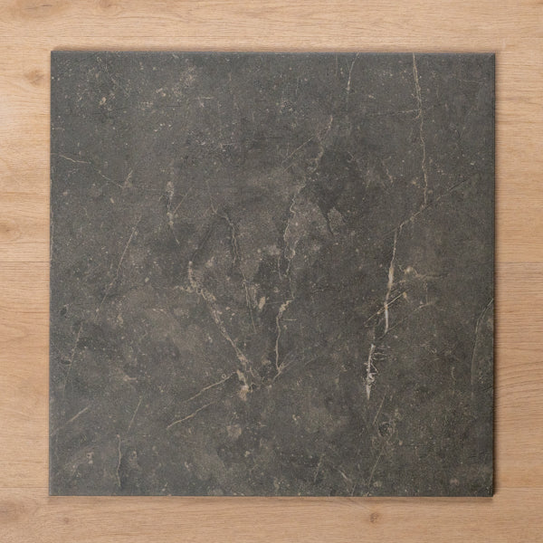 Avalon Charcoal Matt P2 Porcelain Tile 450x450mm - The Blue Space