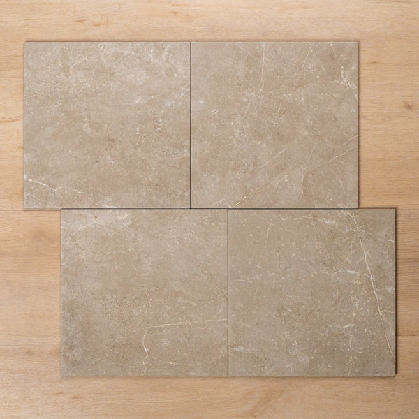 Avalon Greige Matt P3 Porcelain Tile 300x300mm Offset Pattern  - The Blue Space
