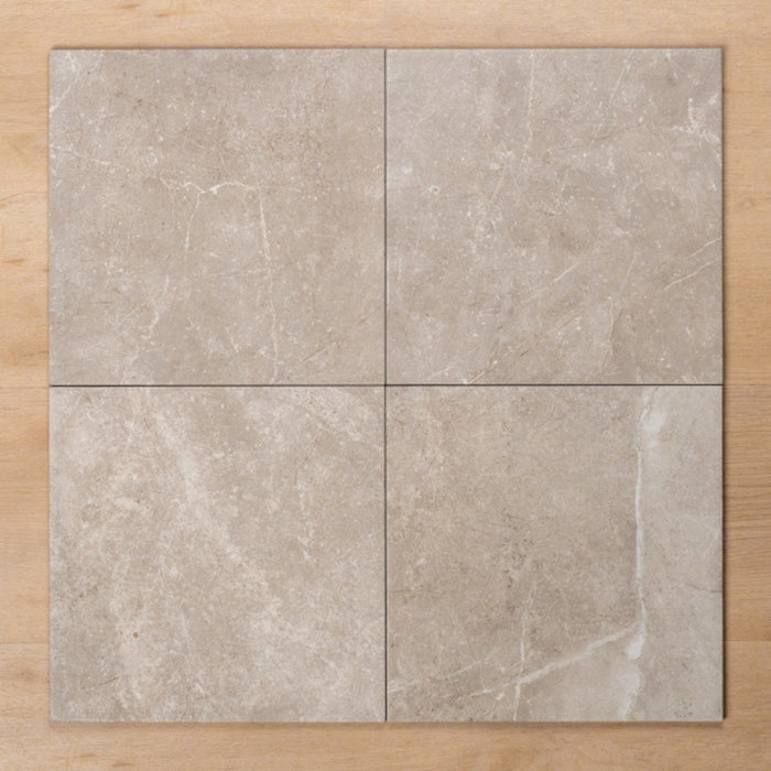 Pattern Avalon Grey Matt P3 Porcelain Tile 300x300mm 3ZMFGYM - The Blue Space