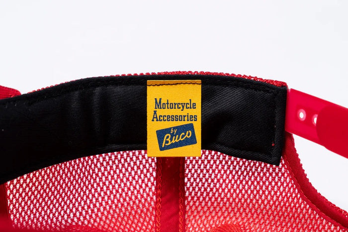 BA25004 BUCO MESH CAP / ENTHUSIAST - RED