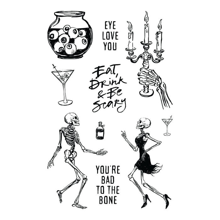 Bad to the Bone Stamp & Die Bundle by Simon Hurley
