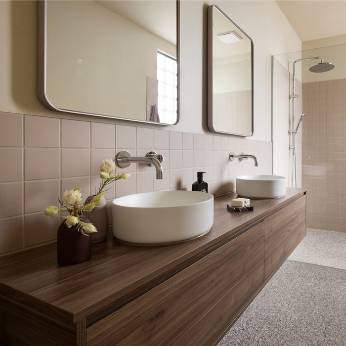 Bao Round 360mm Above Counter Basin - Matte White