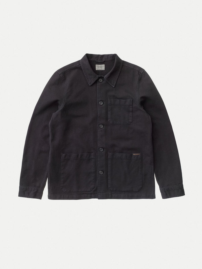 BARNEY WORKER JACKET - BLACK