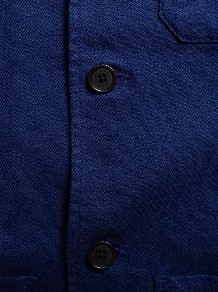 BARNEY WORKER JACKET - MID BLUE