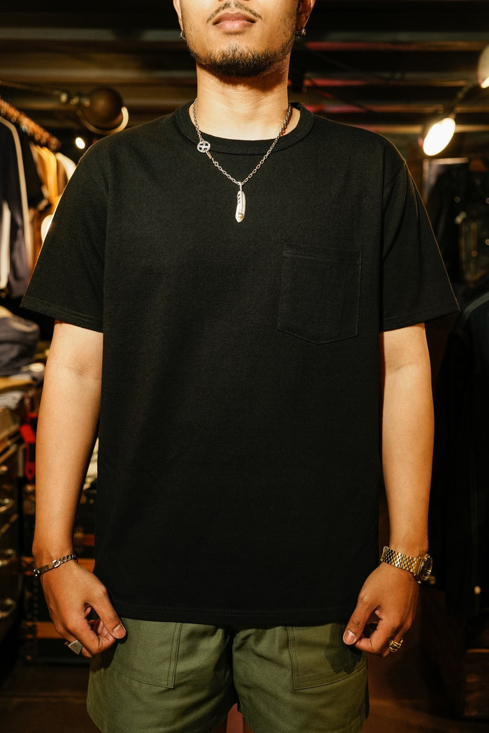 BC25003 BUCO TEE / SKULL PISTON - BLACK