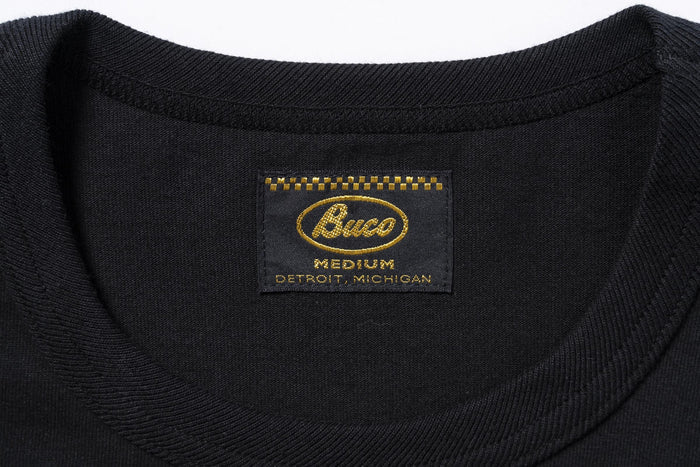 BC25003 BUCO TEE / SKULL PISTON - BLACK