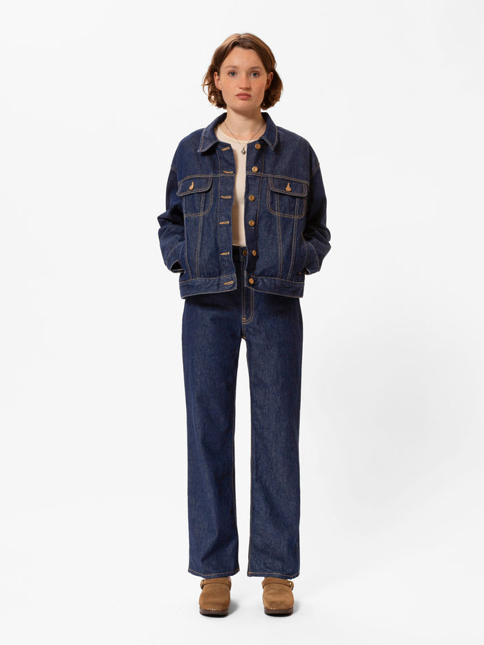 BERIT DENIM JACKET CLASSIC - BLUE
