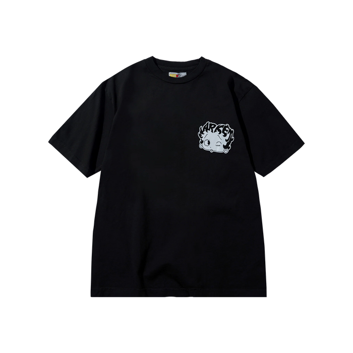 BETTY BOOP MASCOT T-SHIRT - BLACK