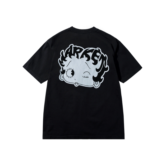 BETTY BOOP MASCOT T-SHIRT - BLACK