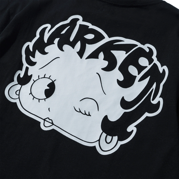BETTY BOOP MASCOT T-SHIRT - BLACK