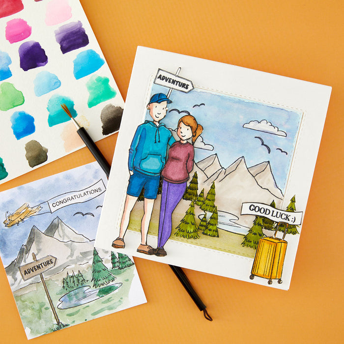 Beyond Stamping Outside Elements Clear Stamp Set by Josh Griffiths Studio