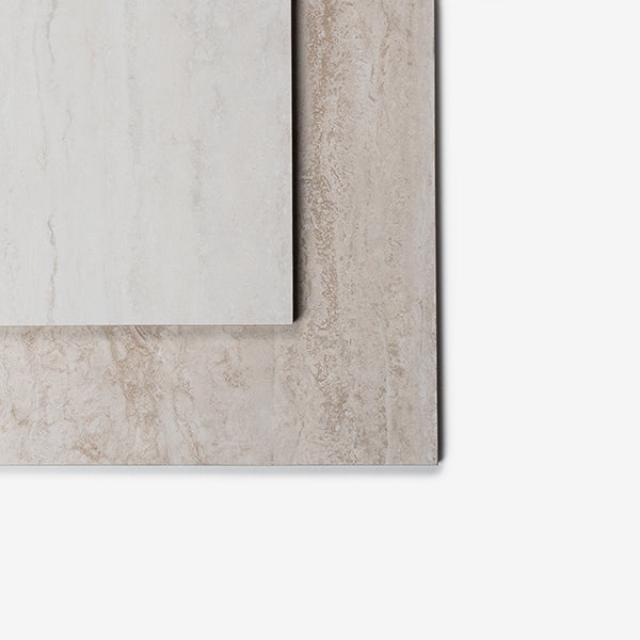Bianco Josie Cross Cut Travertine Tile Tech grip 300 x 600 x 10mm Porcelain  | The Blue Space