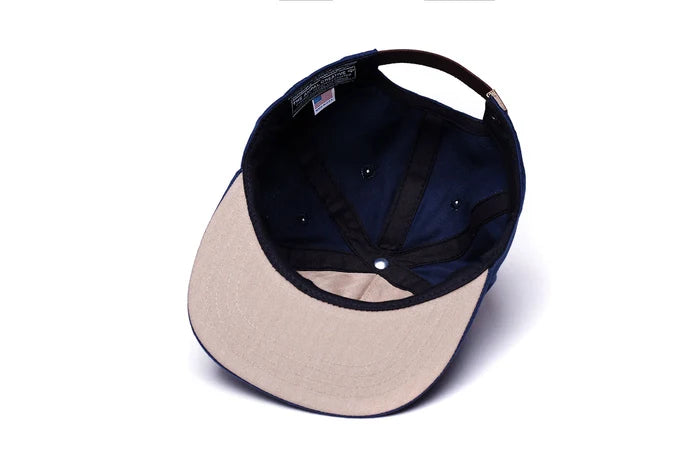 BIG SUR Pennant Strapback - NAVY