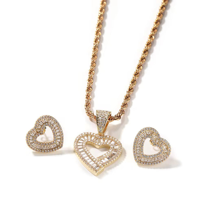Blinged Heart Set