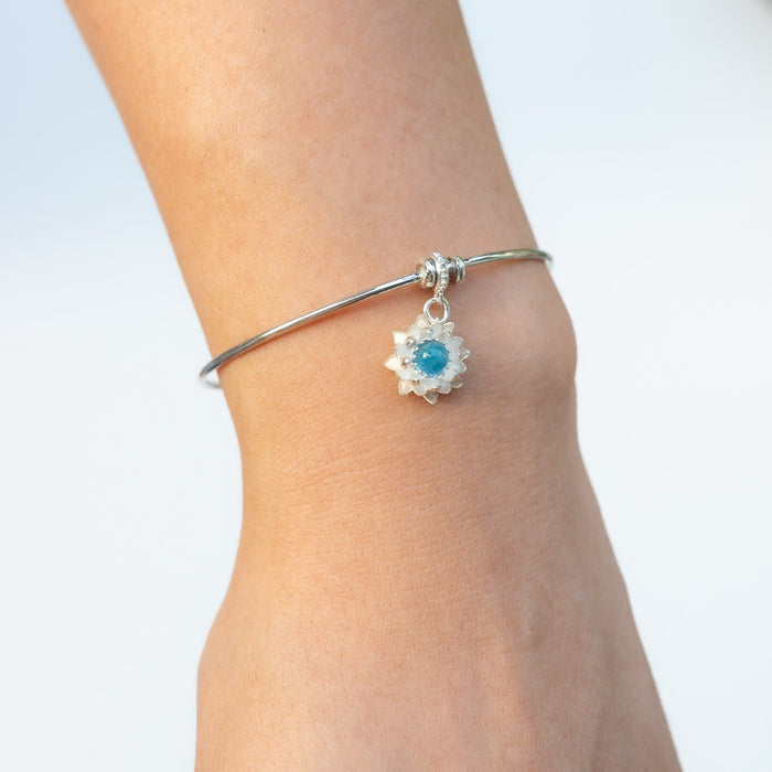 Blooming Lotus Silver Bracelet – Sterling Silver 925 | Hinkik Jewelry