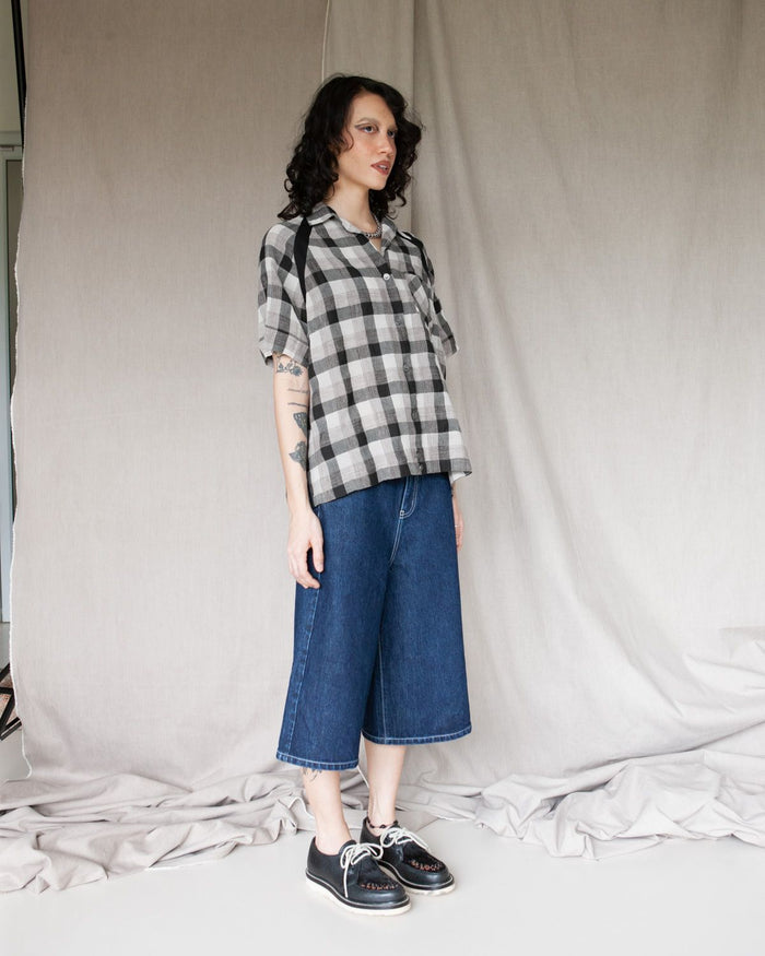 BOWL SHIRT - GREY CHECK