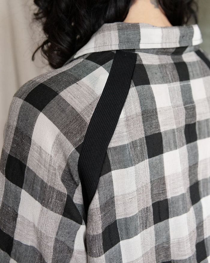 BOWL SHIRT - GREY CHECK