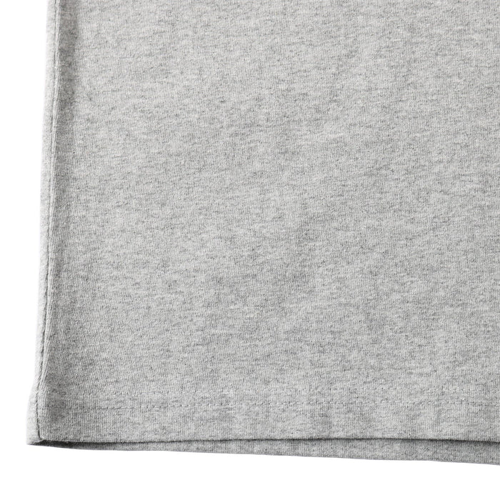 BR-25148 STANDARD 18/-OE Tough neck S/S Print T-shirt (BE TOUGH) - GRAY