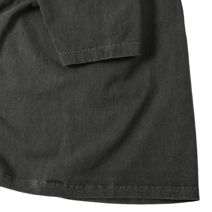 BR-25254 Pigment Dye 16/-BD Tube S/S Print T-shirt (LIMITED ITEM) - CHARCOAL