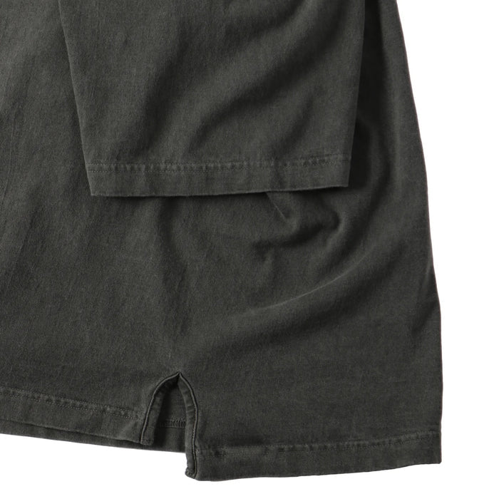 BR-25260 Pigment Dye 16/-BD "Loose" Tube S/S T-shirt (Solid Color) - CHARCOAL