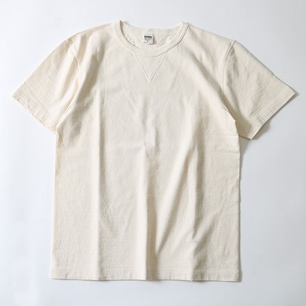 BR-8145 STANDARD COZUN Double V-gusset S/S T-shirt - IVORY