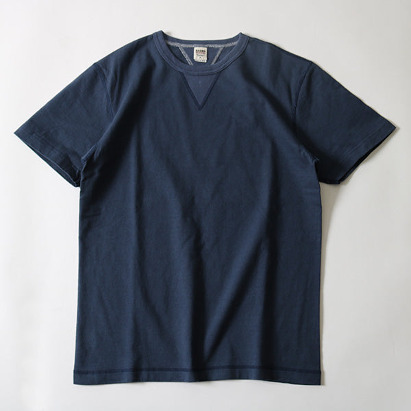 BR-8145 STANDARD COZUN Double V-gusset S/S T-shirt - NAVY