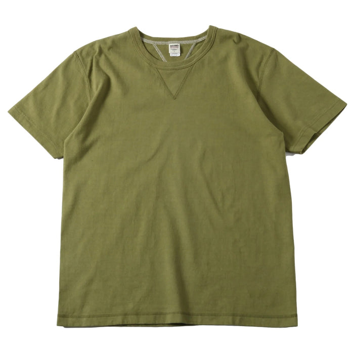 BR-8145 STANDARD COZUN Double V-gusset S/S T-shirt  - OLIVE