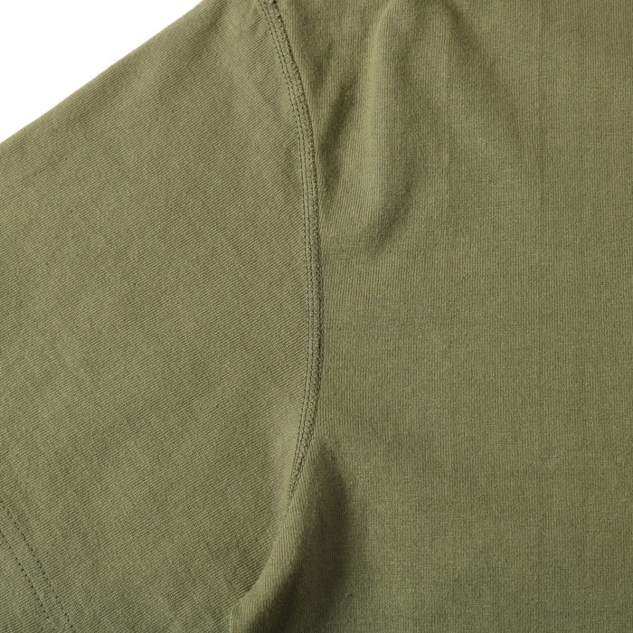 BR-8145 STANDARD COZUN Double V-gusset S/S T-shirt  - OLIVE