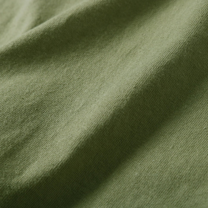 BR-8145 STANDARD COZUN Double V-gusset S/S T-shirt  - OLIVE