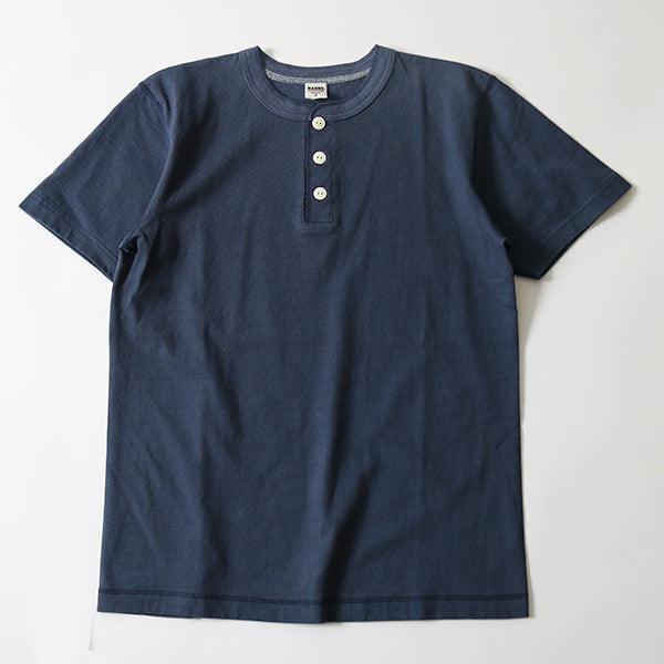 BR-8146 COZUN HENRY NECK T-SHIRT - NAVY