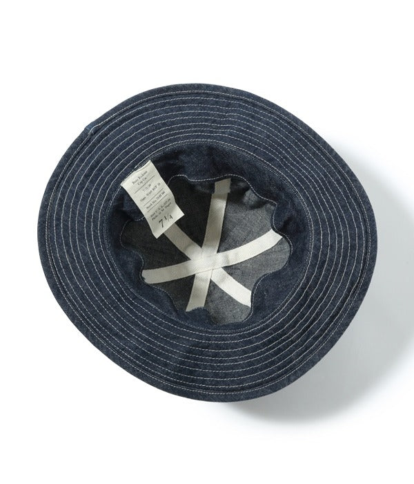 BR01476 HAT WORKING DENIM ONE WASH  - NAVY