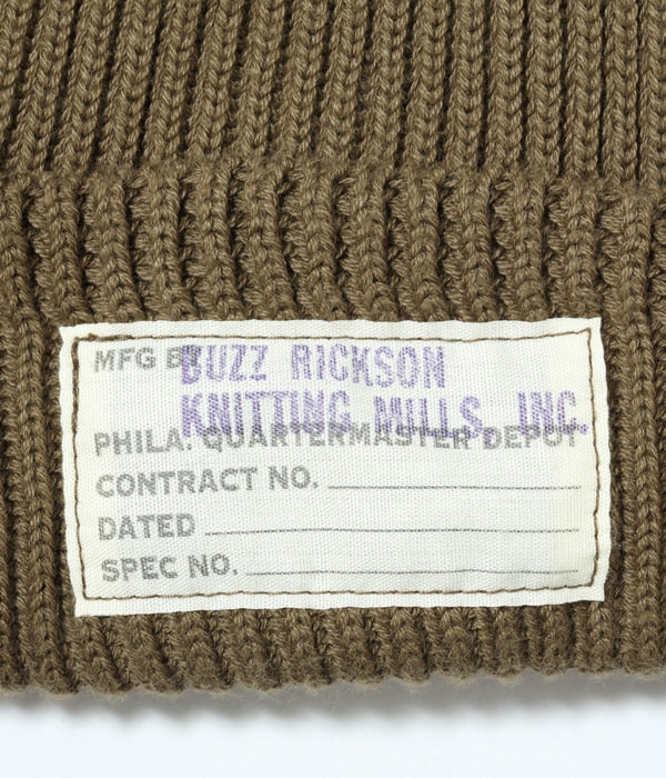 BR02186 WATCH CAP COTTON VERSION - OLIVE