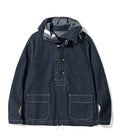 BR11703 US NAVY DENIM GAS PROTECTIVE PARKA - NAVY