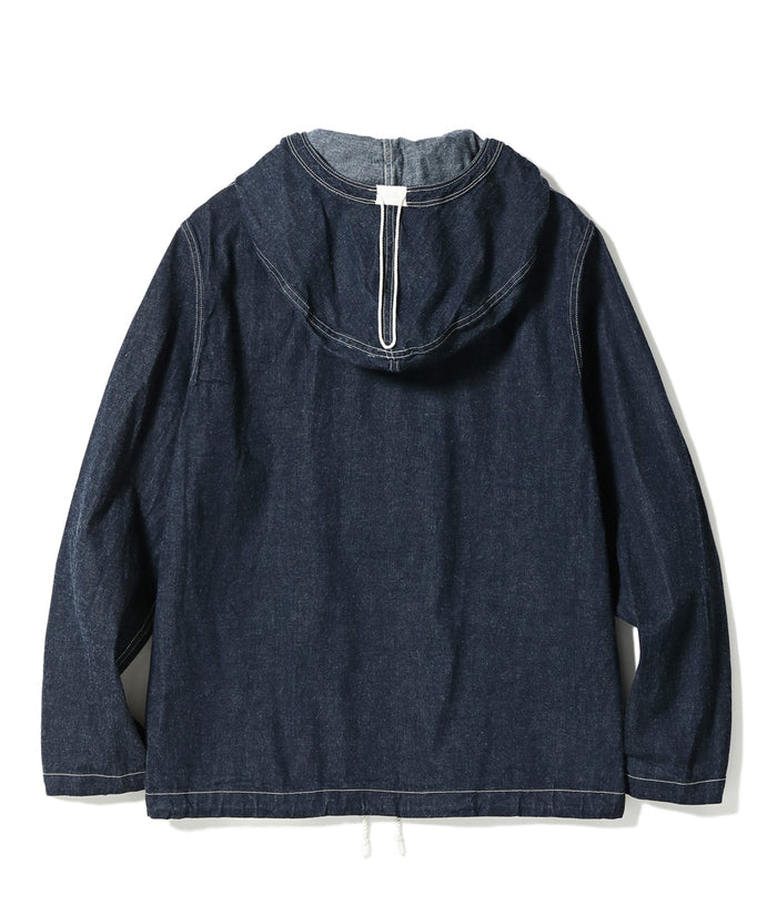 BR11703 US NAVY DENIM GAS PROTECTIVE PARKA - NAVY