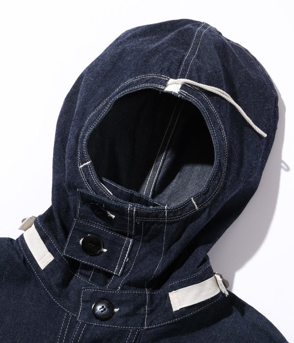 BR11703 US NAVY DENIM GAS PROTECTIVE PARKA - NAVY