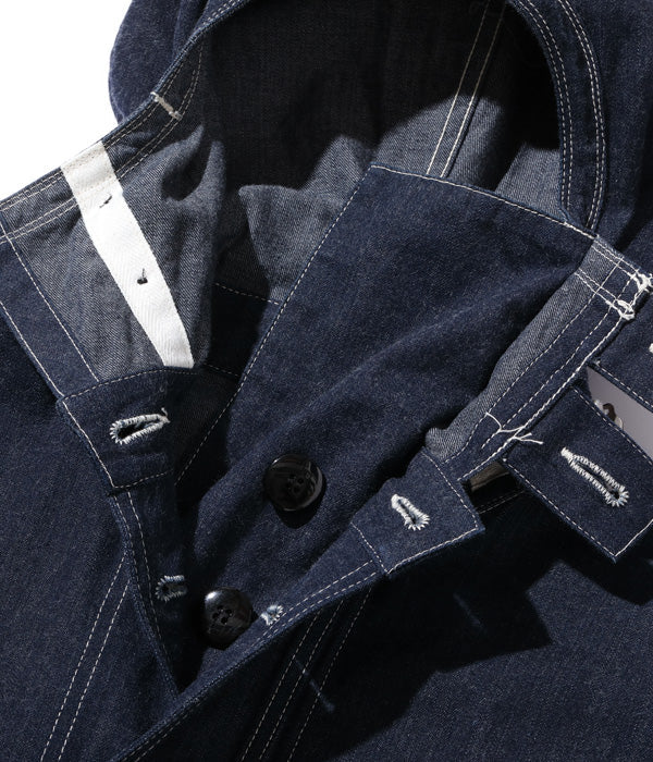BR11703 US NAVY DENIM GAS PROTECTIVE PARKA - NAVY