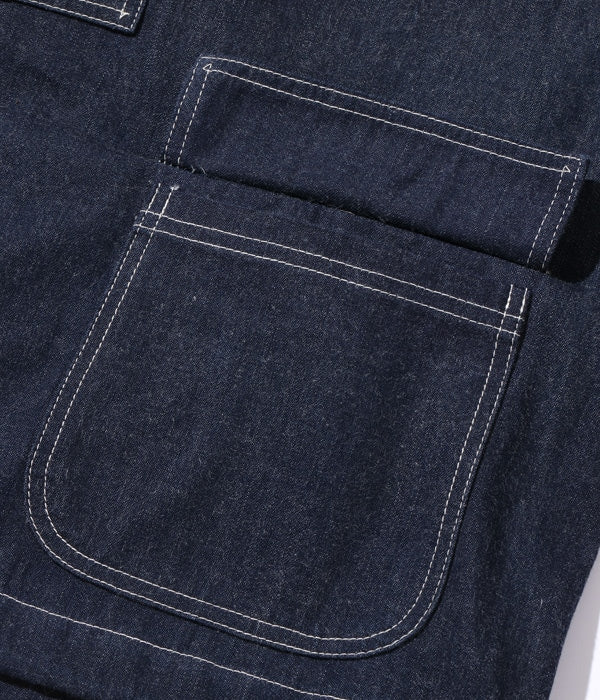 BR11703 US NAVY DENIM GAS PROTECTIVE PARKA - NAVY