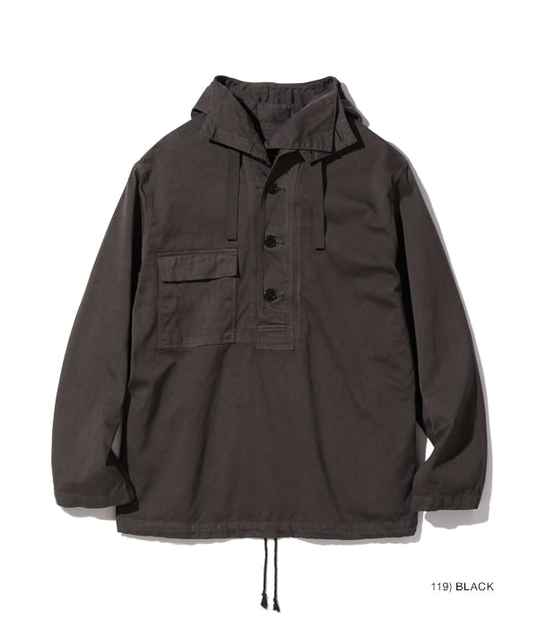 BR15064 U.S. NAVY COTTON TWILL GAS PROTECTIVE PARKA - BLACK