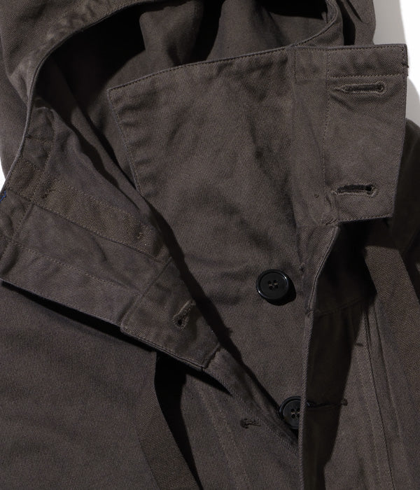 BR15064 U.S. NAVY COTTON TWILL GAS PROTECTIVE PARKA - BLACK
