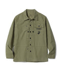 BR15123 US MARINE CORPS M-1944 HERRINGBONE UTILITY JACKET - OLIVE