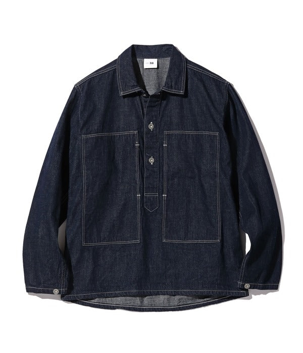 BR15301 US ARMY DENIM PULLOVER JACKET - INDIGO