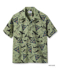 BR39323 TWELFTH AIR FORCE PRINT SHIRT - OLIVE