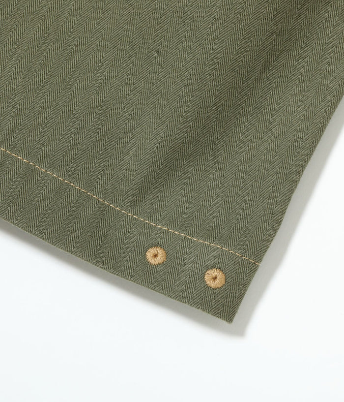 BR42501 US MARINE CORPS M-1944 HERRINGBONE PANTS SHORT LENGTH - OLIVE