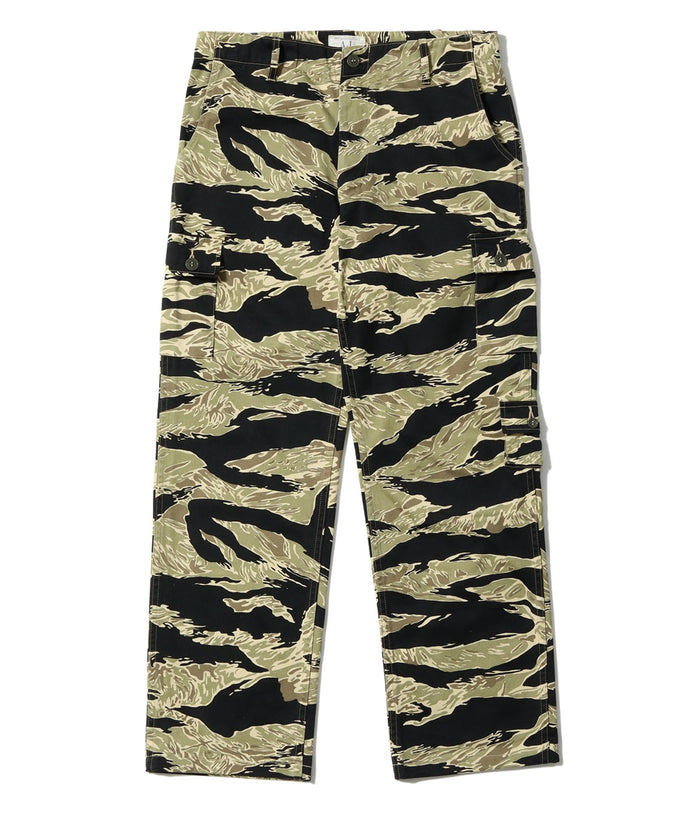 BR42502 GOLD TIGER STRIPE TROUSERS SHORT LENGTH - BLACK